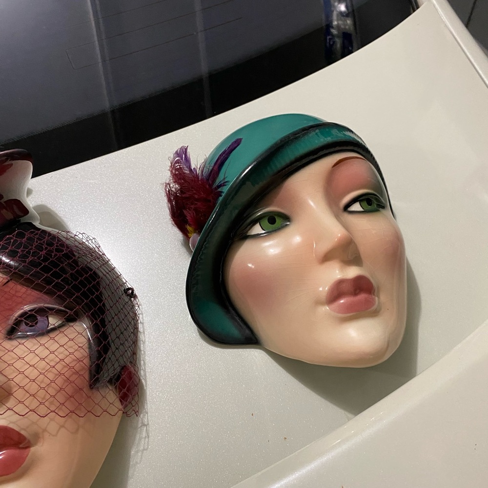 Ceramic hand painted collection MASK. - Picture 7 of 9
